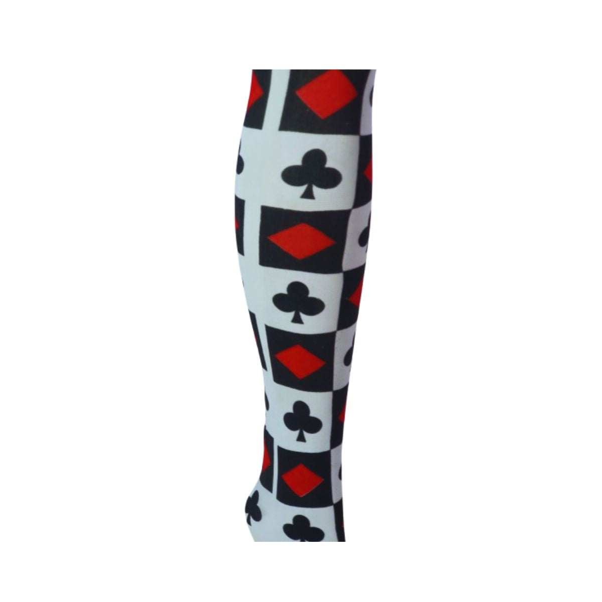 Meia Calça Fantasia Cosplay Cartas Paus E Ouros Meia Calça Fantasia Cosplay Cartas Paus E Ouros